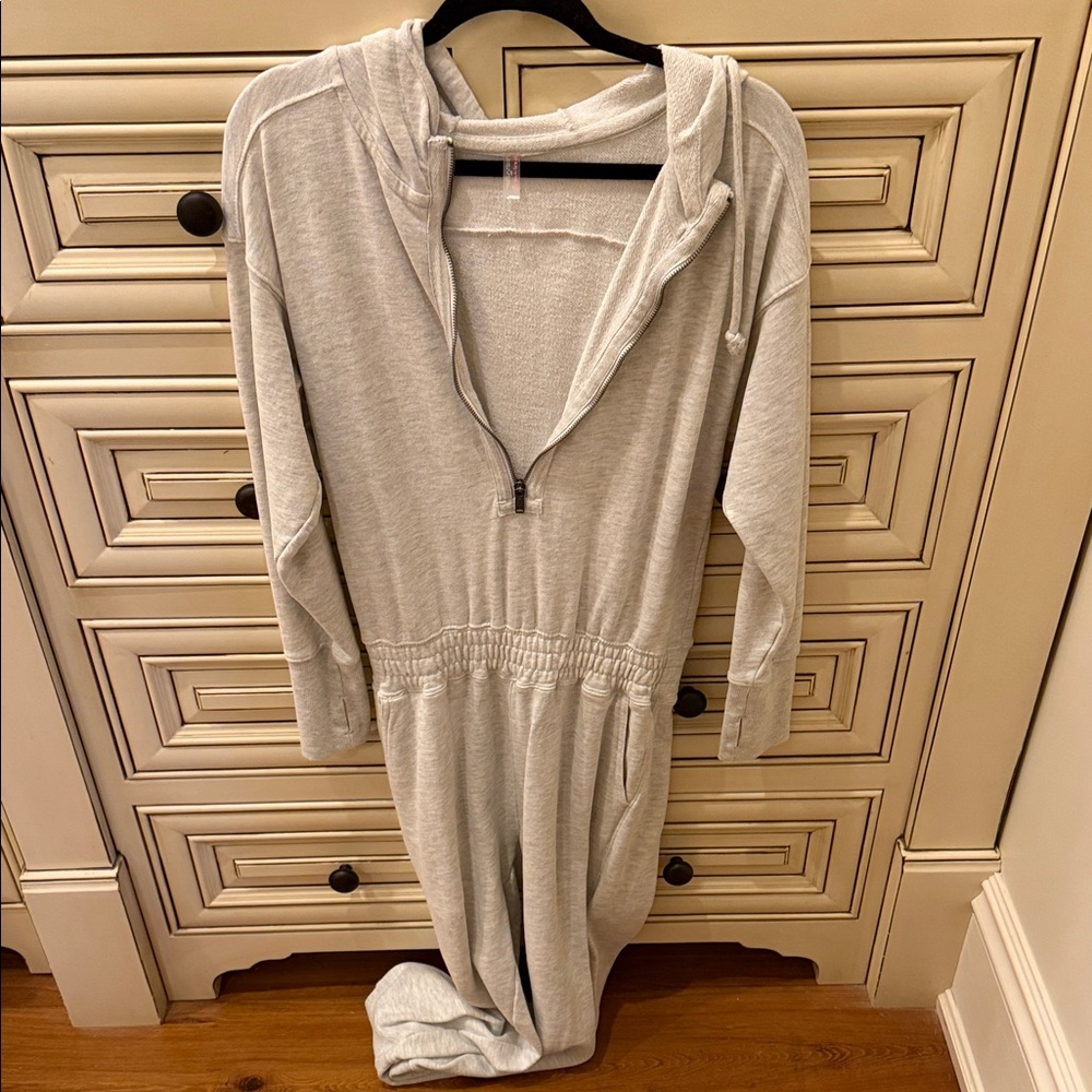 Free People Gray Jumpsuit